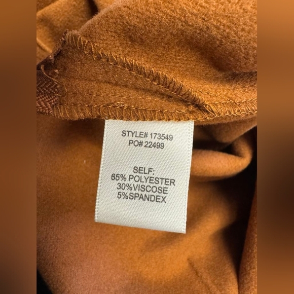 Skies Are Blue NWT High Rise Skort Brown Plus Size Size 3X - Picture 6 of 7